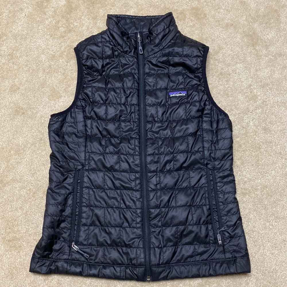 Patagonia Womens Nano Puff Vest- Black Medium
